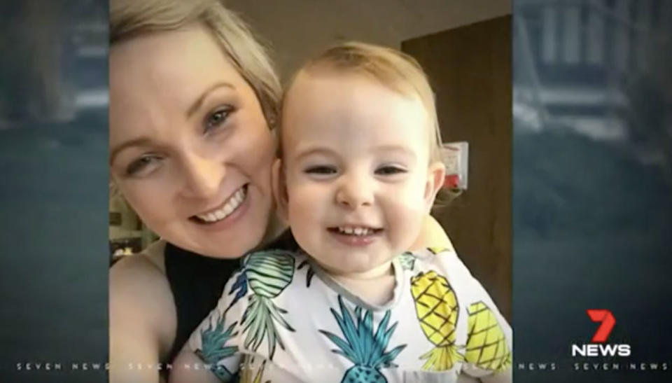 Nicole said finding out she had cancer as a young mother was “harrowing.” Source: 7 News