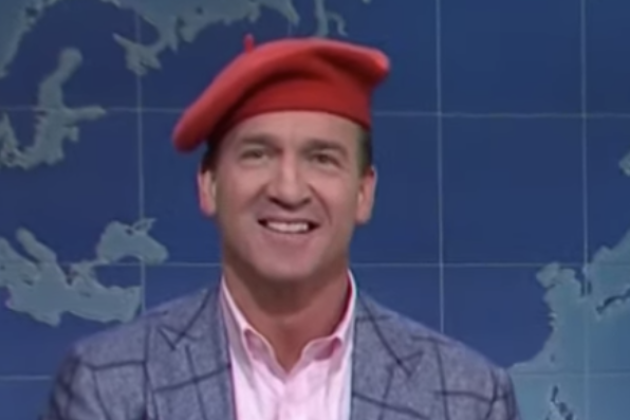 On 'SNL,' Peyton Manning Dons Red Beret, Would Rather Watch 'Emily