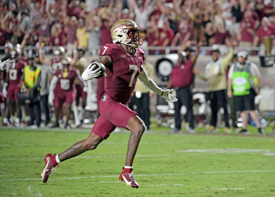 Jarrian Jones recorded five picks in his college career. (Credit: Melina Myers, Melina Myers-USA TODAY Sports)