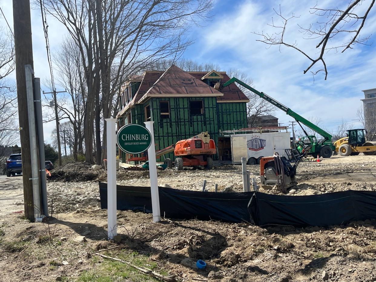 Work continues on Woodbury Reserve, a housing development by Eric Chinburg off Woodbury Avenue in Portsmouth