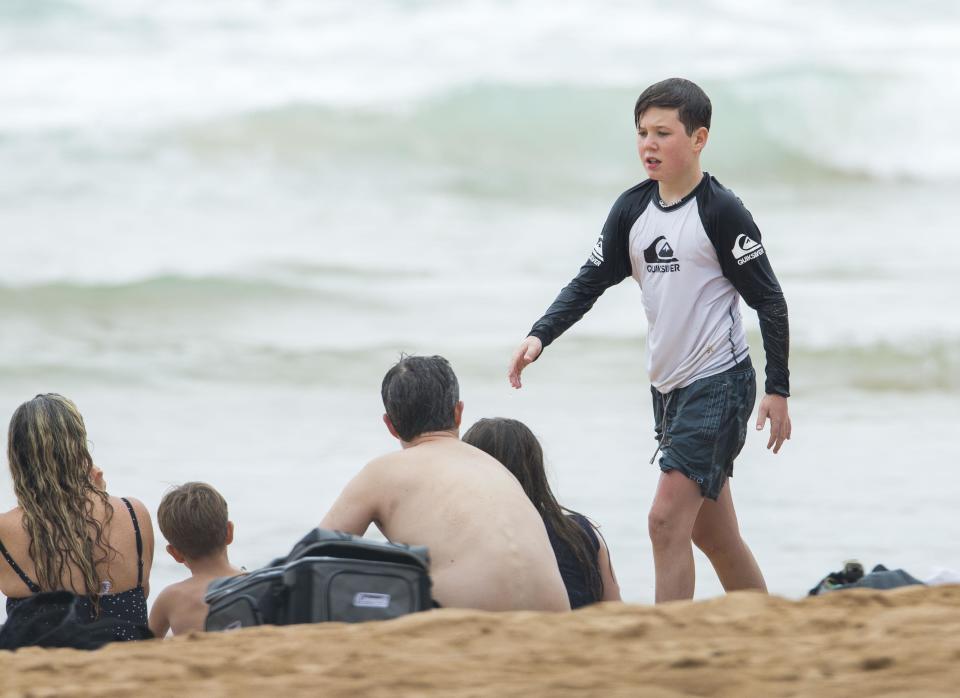 Princess Mary's Aussie family beach day