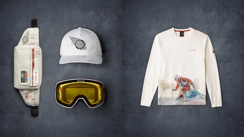 Star Wars goggles, hat, and crossbody with long sleeve shirt