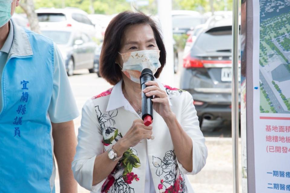 國民黨提名宜蘭縣長林姿妙參選下屆縣長，爭取連任，對手江聰淵要求她說清楚講明白近億元不明資金來源與流向。她說：「我沒有做壞事啊！」，她將全力奮戰到底，勇敢起飛。（宜縣府提供）