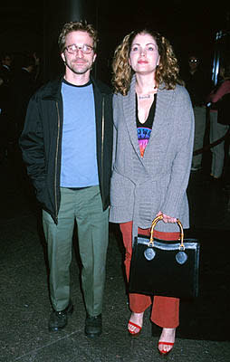 Breckin Meyer and Deborah Kaplan at the Los Angeles premiere of Fine Line's State and Main