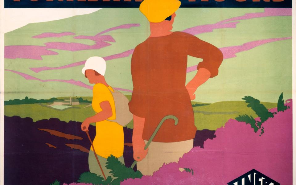 More trekking: a 1920s LNER poster promoting rail travel to the Yorkshire Moors