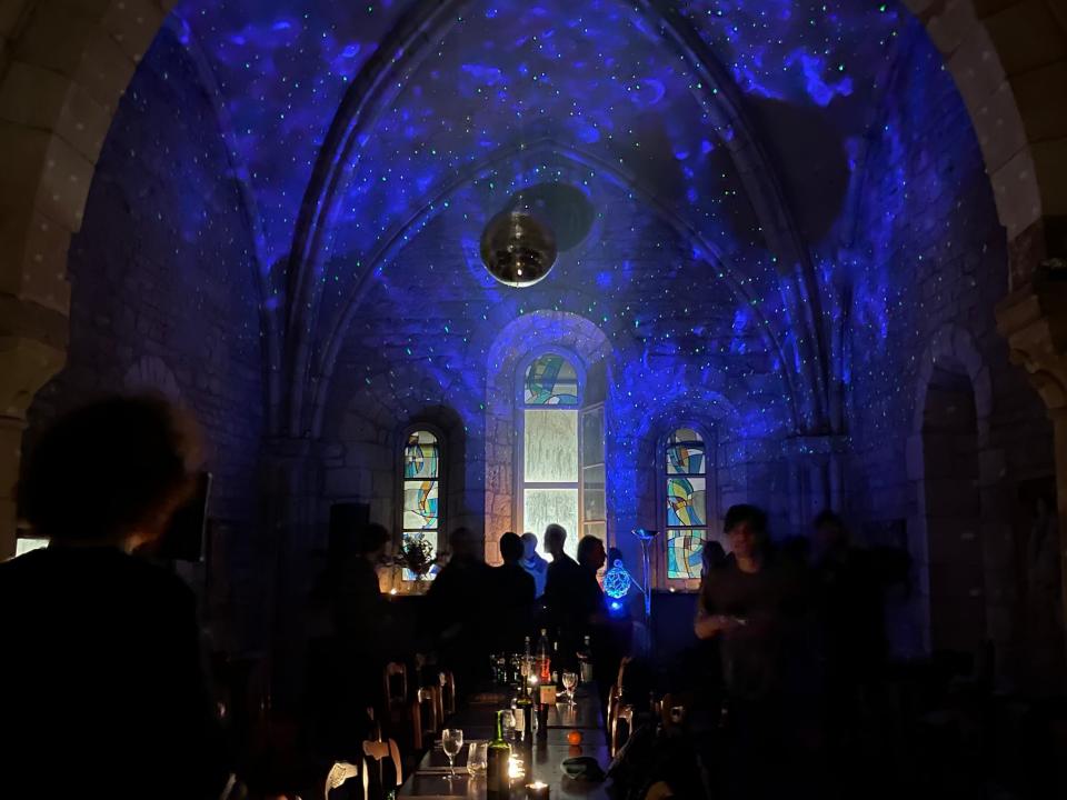 The chapel can easily be turned into a party venue.