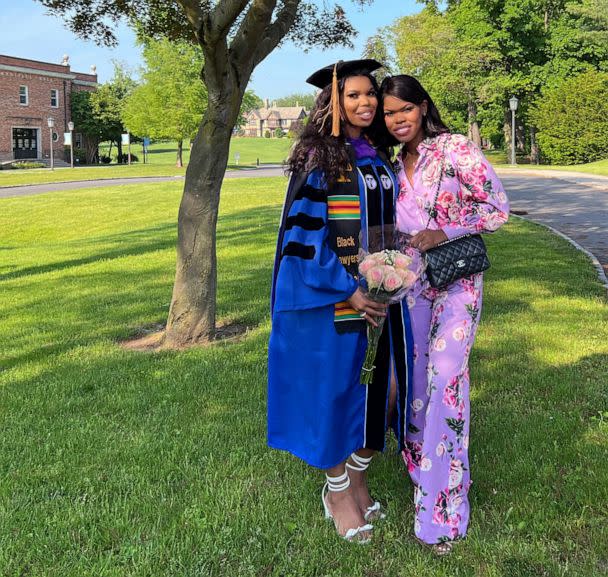 PHOTO: Priscilla and Norma Hamilton say that part of their podcast is helping their listeners learn their rights, thanks to both of their law degrees. (Priscilla and Norma Hamilton)