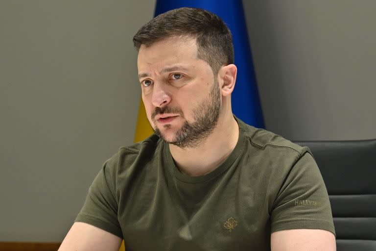 Volodimir Zelensky, presidente de Ucrania