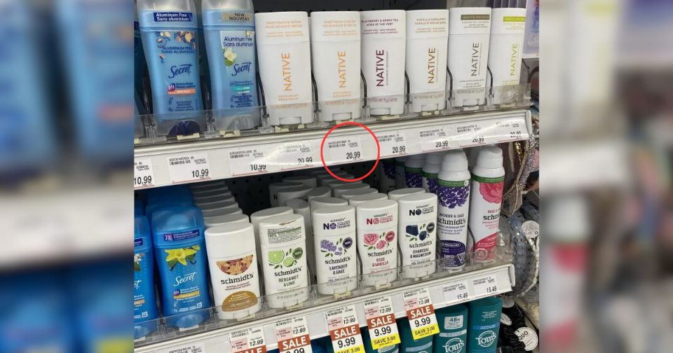 Canada inflation: Shoppers shocked at price of deodorant at Shoppers Drug Mart. 