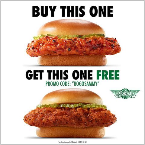 <p>Wingstop Restaurants Inc.</p> Wingstop offers "BOGO" deal