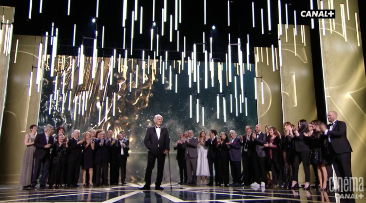 Bébel a reçu peut-être la plus longue standing-ovation de l’histoire des César