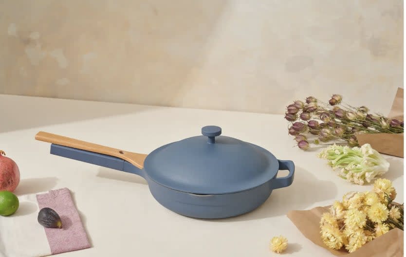 <p>If you're low on storage space in your kitchen, consider trying the <span>Our Place Always Pan Set</span> ($116, originally $145). The pan serves as a nonstick fry and sauté pan, steamer, skillet, saucier, spatula, and spoon rest. Not only is it great for saving space, but it's pretty to look at. </p>