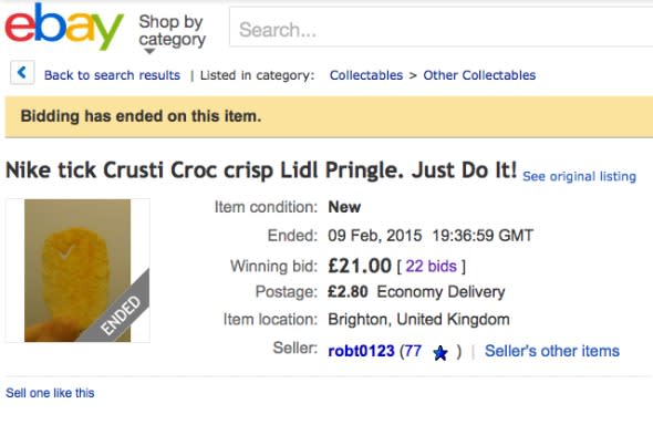 Nike crisp on eBay