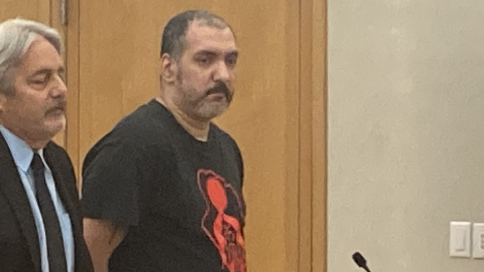Rafael Ramos, charged with second-degree murder in March 9, 1997, killing of his estranged wife Nusinaida Ramos in her Yonkers apartment