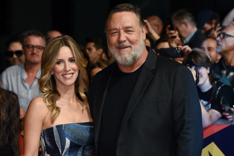 Britney Theriot and Russell Crowe