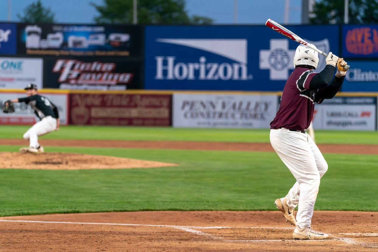 Rutgers Prep and Ridge high school baseball teams met Wednesday night at the field at TD Bank Ballpark in Bridgewater Township for the Somerset County Tournament final.
