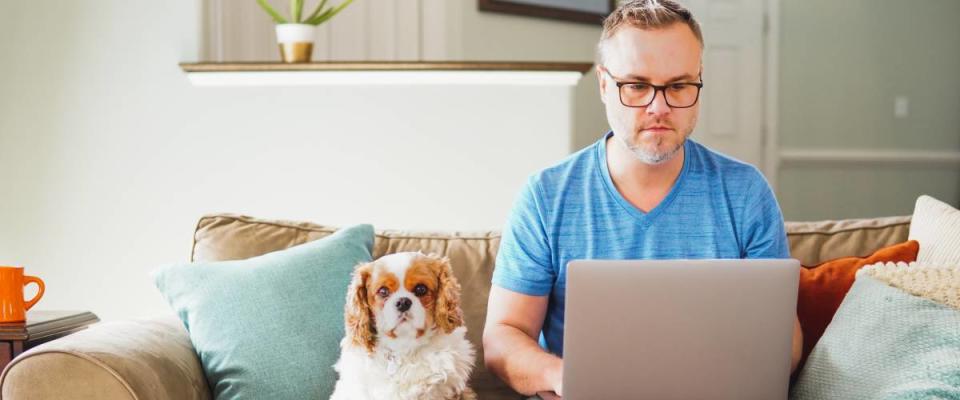 Man on laptop