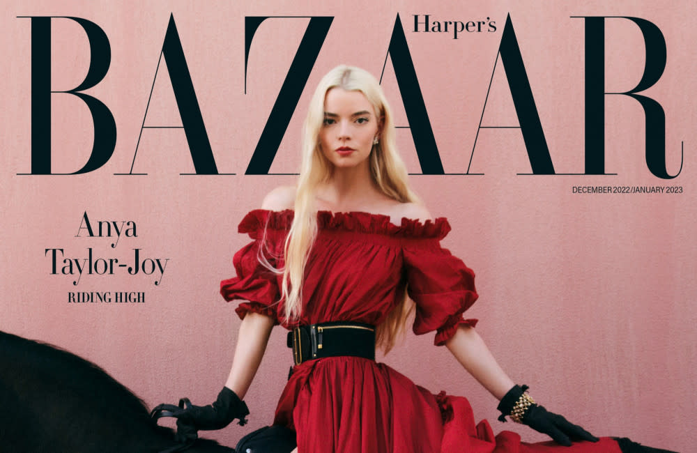 Anya Taylor-Joy covers Harper's Bazaar credit:Bang Showbiz