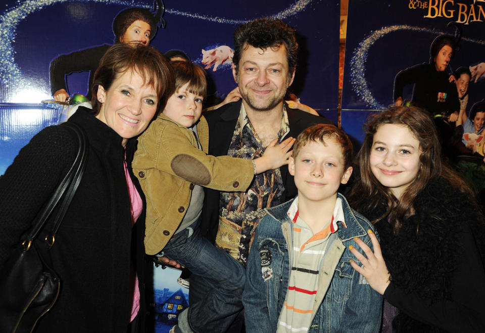 Nanny McPhee and the Big Bang UK premiere 2010 Lorraine Ashbourne Andy Serkis