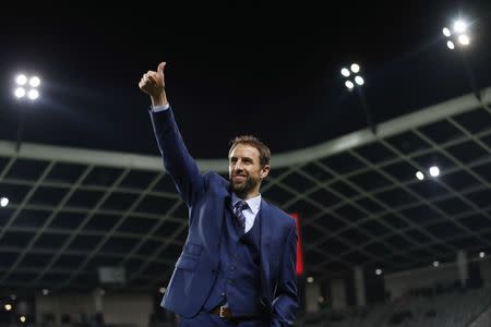 Slovenia v England - 2018 World Cup Qualifying European Zone - Group F - Stadion Stozice, Ljubljana, Slovenia - 11/10/16 England interim manager Gareth Southgate before the match Action Images via Reuters / Carl Recine