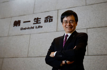 Dai-ichi Life Holdings Inc's incoming president Seiji Inagaki poses for a photo at the company's headquarters in Tokyo, Japan March 13, 2017. Picture taken March 13, 2017. REUTERS/Toru Hanai