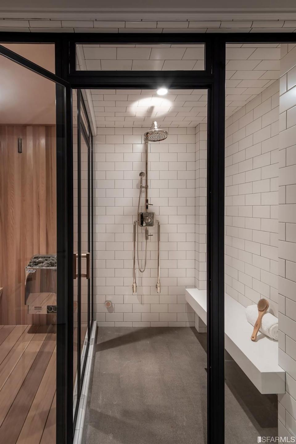 <div class="inline-image__caption"><p>Scrub a dub dub. This shower will look even more beautiful after a sweaty day spent frolicking in the Presidio just one short block away.</p></div> <div class="inline-image__credit">Trulia</div>