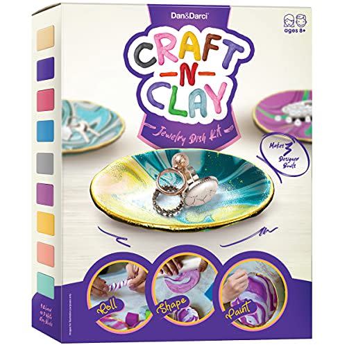 Craft 'n' Clay Jewelry Dish Making Kit