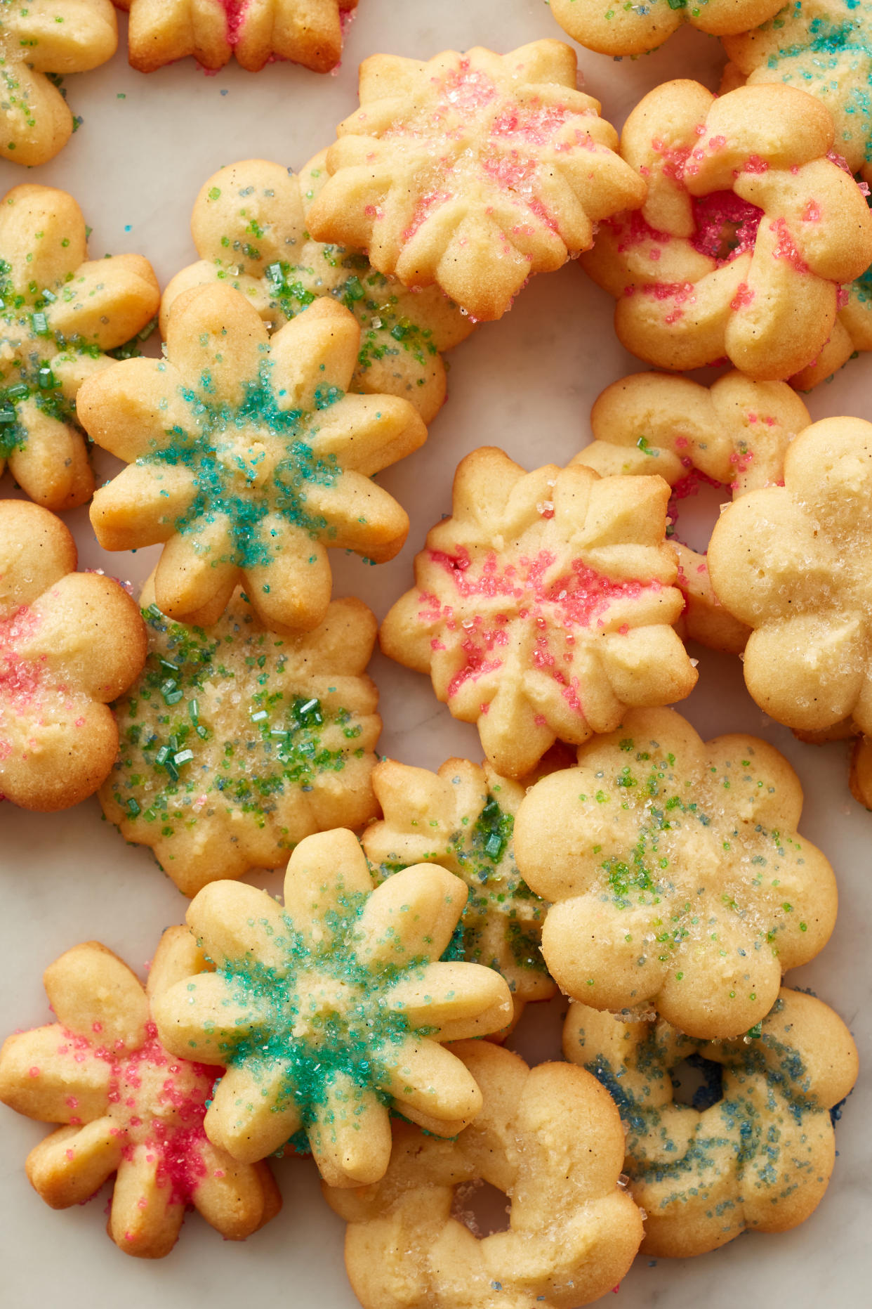 Galletas festivas de vainilla en Nueva York, el 20 de noviembre de 2020. Estilista de alimentos: Rebecca Jurkevich y estilista de utilería: Randi Brookman Harris. (Johnny Miller/The New York Times).