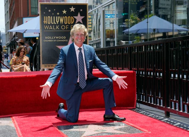 Nigel Lythgoe Wallk of Fame Ceremony