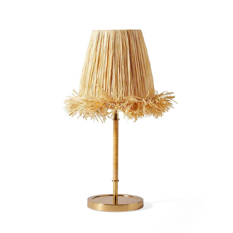 <p><a href="https://go.redirectingat.com?id=74968X1596630&url=https%3A%2F%2Fwww.serenaandlily.com%2Fproducts%2Fjoie-table-lamp-raffia-fringe-%2F1178120&sref=https%3A%2F%2Fwww.elledecor.com%2Fshopping%2Fg60459001%2Fserena-lily-summer-2024-collection%2F" rel="nofollow noopener" target="_blank" data-ylk="slk:Shop Now;elm:context_link;itc:0;sec:content-canvas" class="link ">Shop Now</a></p><p>Joie Table Lamp</p><p>$348.00</p>