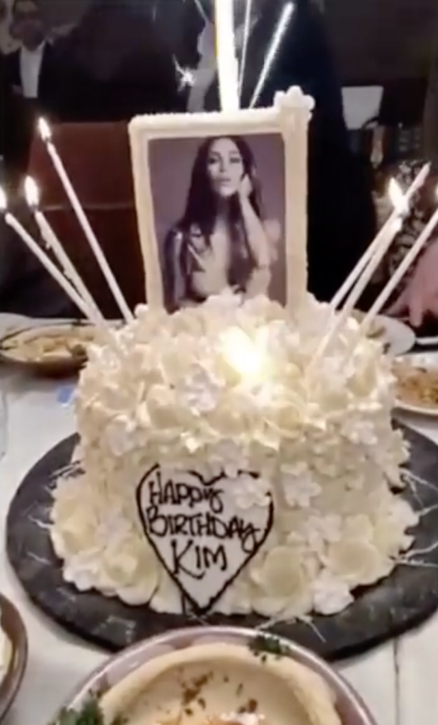 Kim Kardashian's 37th Birthday Cake