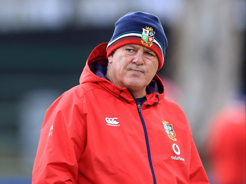 British and Irish Lions boss Warren Gatland, pictured, is understood to be angry with the appointment of a South African Television Match Official for the first Test match against the Springboks (David Rogers) (PA Wire)