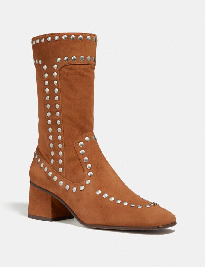 Bootie With Rivets 