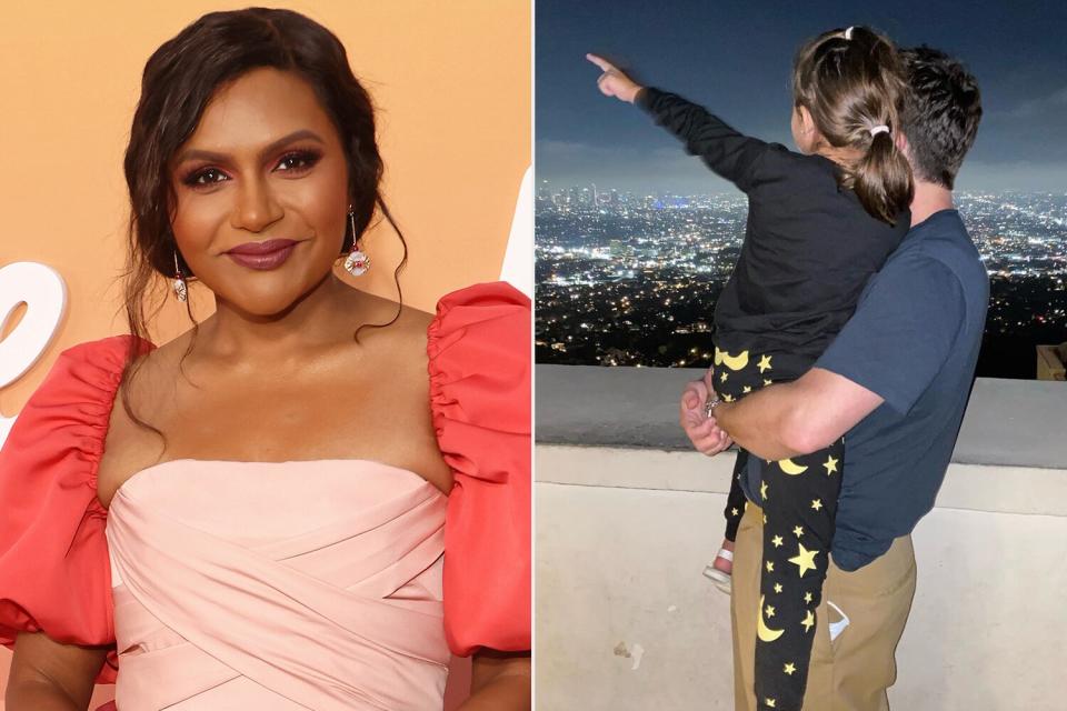 Mindy Kaling and Daughter Katherine Enjoy 'Star Party' at Observatory with B.J. Novak