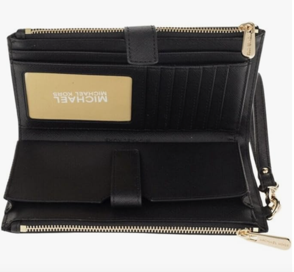 This wristlet has room for everything — including your phone. 