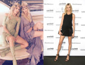 When Anja Rubik attends a black tie event, she seems to take the dress code literally. Instead of keeping her green fairy-like gown on from the runway, she changed into a LBD for the amfAR event.