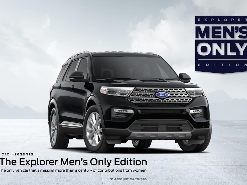 Ford Explorer Men’s Only Edition