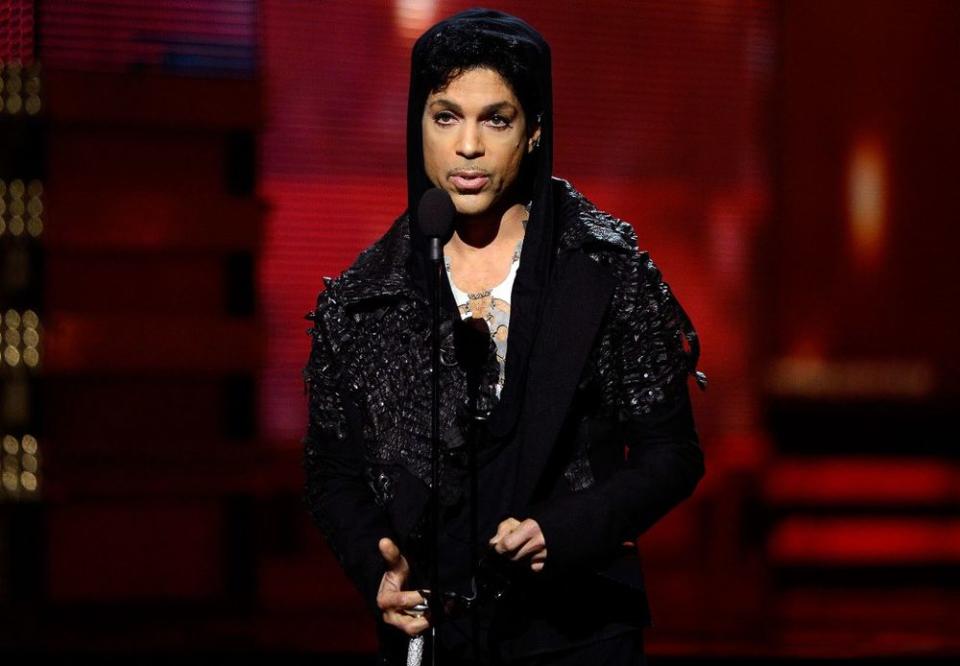 Prince at the 55th Annual GRAMMY Awards