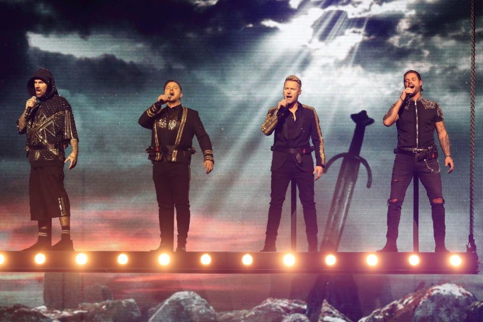 Boyzone in Belfast (2019) (PA)