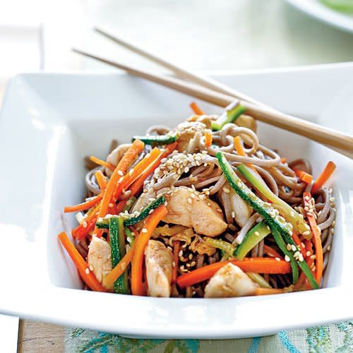 Soba Noodles with Chicken and Vegetables