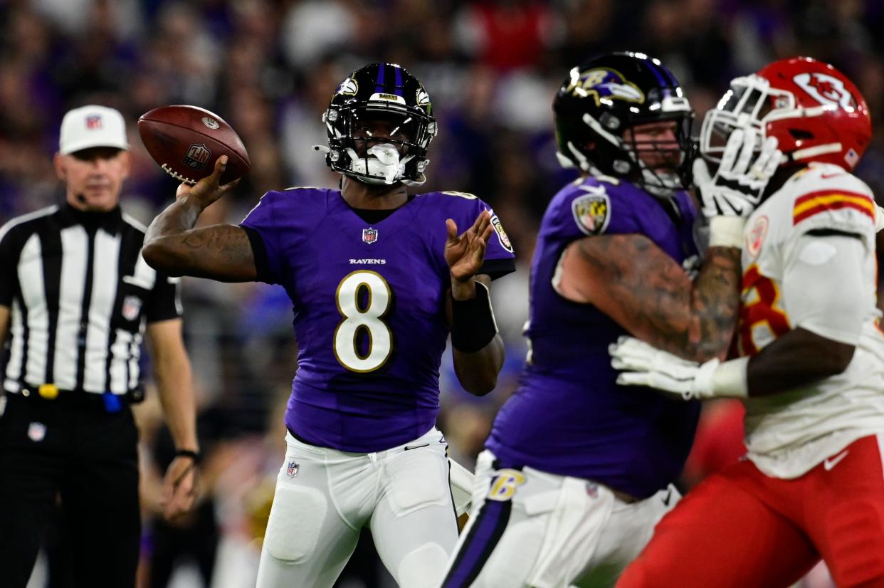 Lamar Jackson is one win away from his first Super Bowl appearance.