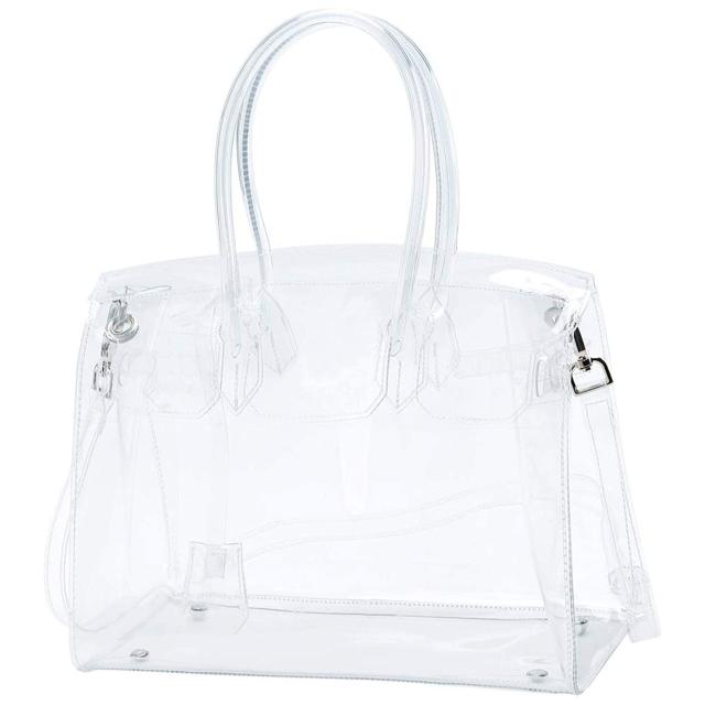 Juoxeepy Clear Bag Stadium Approved Clear Purse Concert Stadium Clear  Crossbody Bag PVC Clear Shoulder Bag Clutch