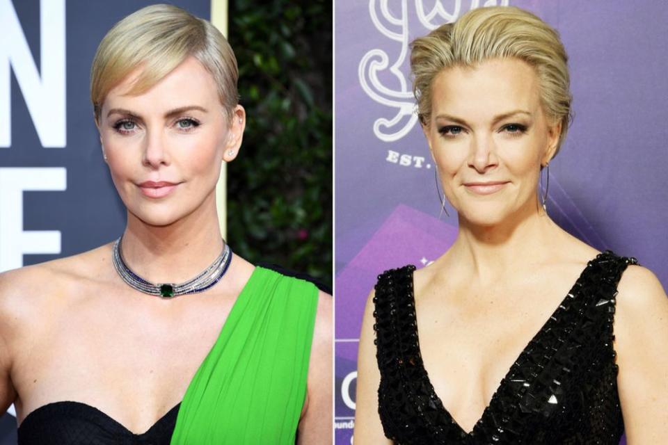 Charlize Theron, Megyn Kelly | Daniele Venturelli/WireImage; John Medina/Getty