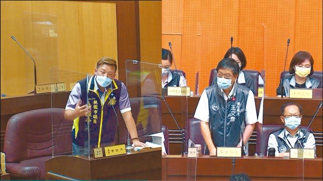 禾馨收費驗疫苗施打後的抗體恐挨罰，桃園市衛生局長王文彥22日在議會表態，雖然不鼓勵、不建議，但「桃園目前不會開罰！」（蔡依珍攝）