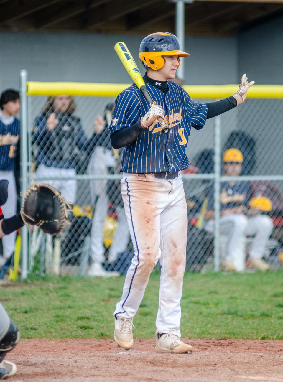 Aidan Locker had a hit in all four games Gaylord played this week, helping GHS earn four-straight victories.