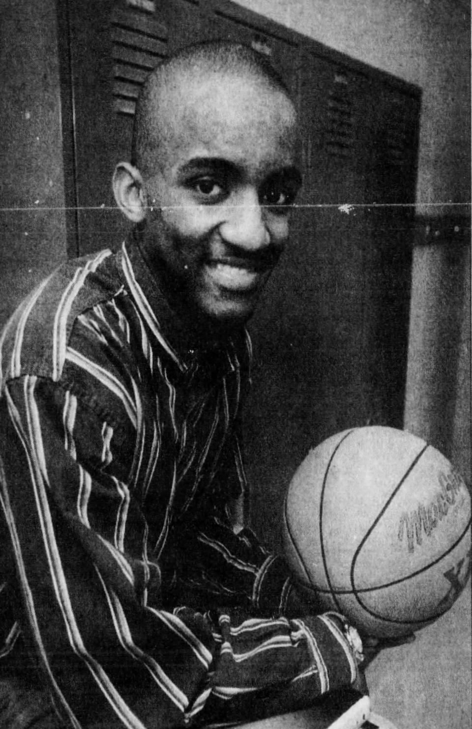 Kenny Mitchell was always comfortable with a basketball in his hands at Sanford.