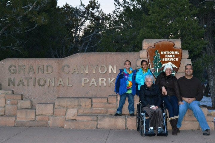 Marta Rivera said they took her mom, Luisa Lee, wherever she wanted to go, including the Grand Canyon, but "There were only a few places we could navigate with Mami's wheelchair."