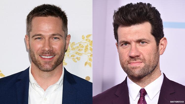 Luke MacFarlane and Billy Eichner