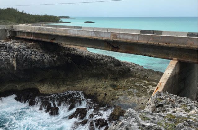 The family is fundraising to install a safety barrier on the Glass Window Bridge, near where Mr Brussow entered the water. Source: Zachary W <strong>/</strong> TripAdvisor