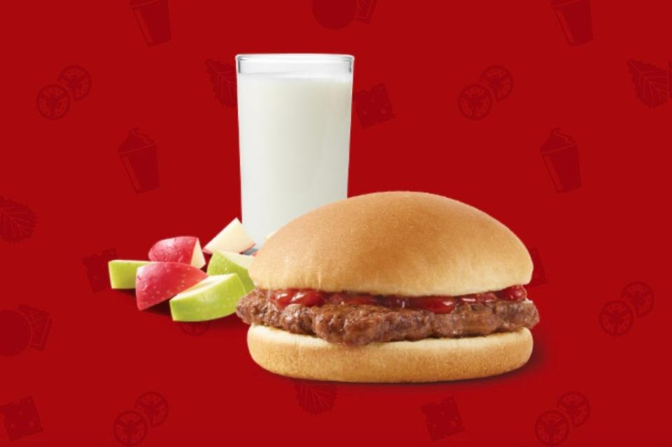The Wendy’s kids’ meal boasted the least number of calories. Wendy's